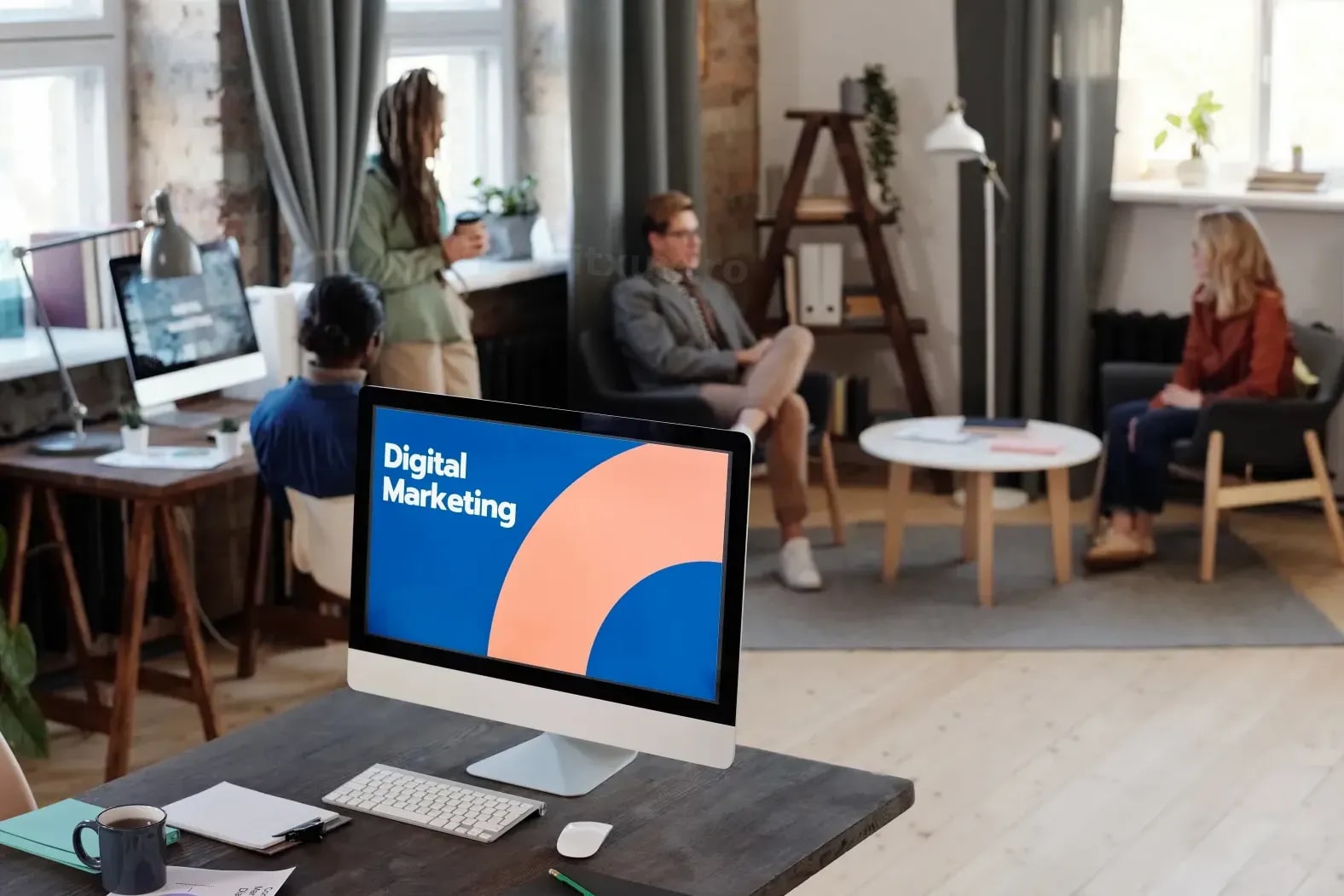 Agence digitale à Roma, projets numériques cadrés